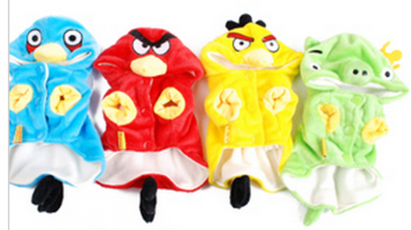 Roupa Pet - Angry Birds